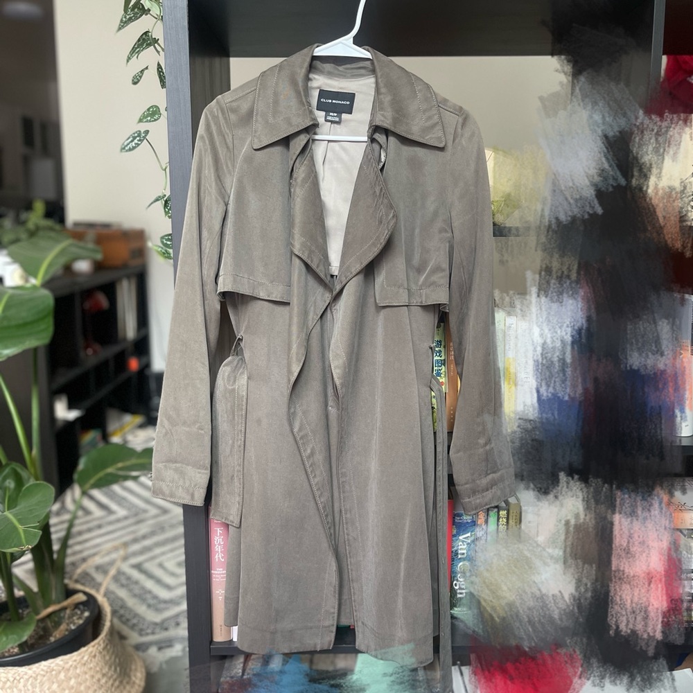 Club Monaco Trench Coat XS